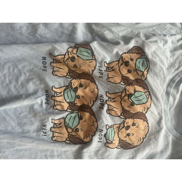 Lot Of 3 Shih Tzu Lover Tee Tshirt M Baby Blue - Picture 3 of 6